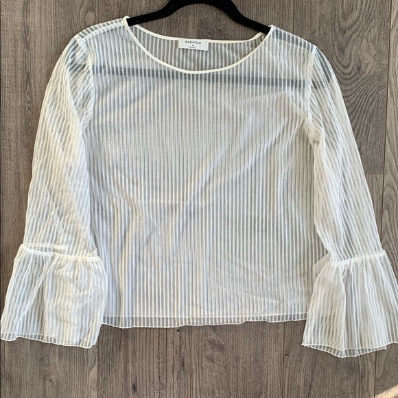 Aritzia Babaton Humbert Blouse in White - Picture 3 of 4